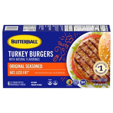 Butterball Original Seasoned Turkey Burgers