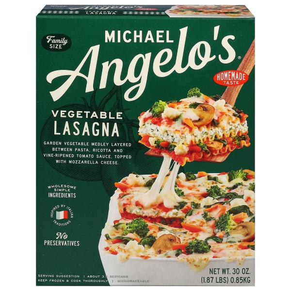 Michael Angelo's Lasagna, Vegetable, Family Size | Publix Super