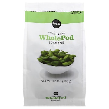 Publix Edamame, Whole Pod, Steam-In-Bag