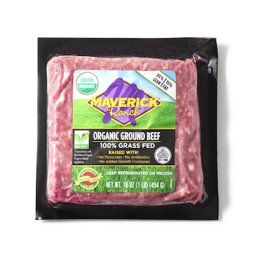 Maverick Ranch Beef, Ground, Organic, 85/15