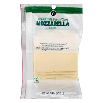Publix Mozzarella Low-Moisture-Part Skim, Cheese Slices
