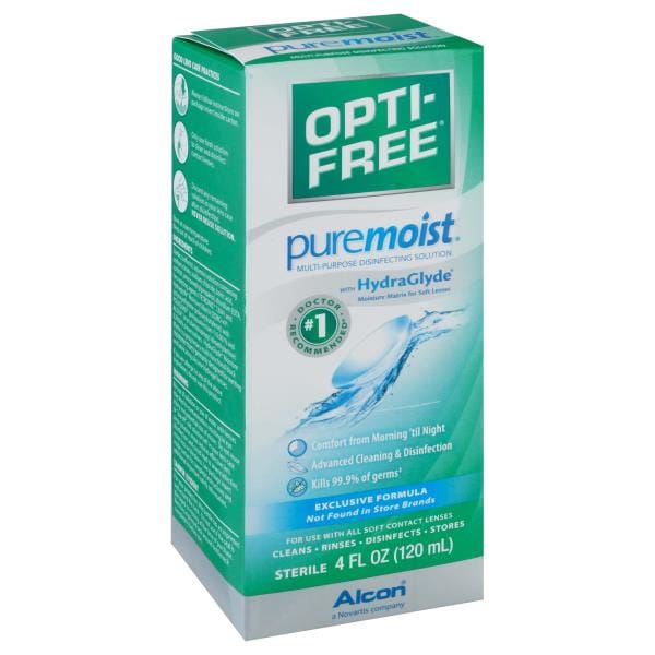 Opti Free Puremoist Disinfecting Solution Multi Purpose With