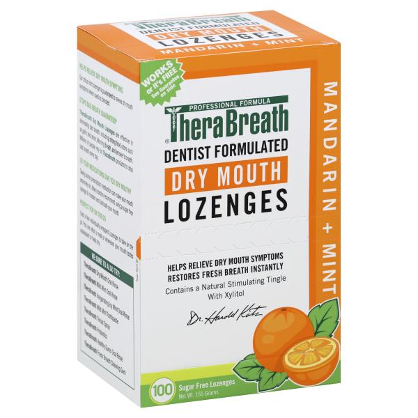 TheraBreath Dry Mouth Lozenges, Sugar Free Mandarin + Mint | Publix ...