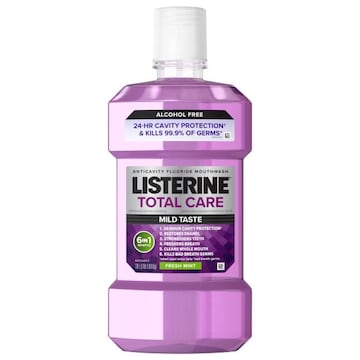 Listerine Total Care Alcohol Free Mild Taste Fresh Mint Mouthwash