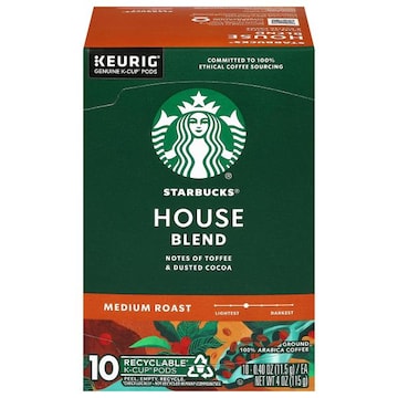 Starbucks Ground Medium Roast House Blend Coffee