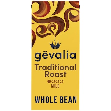 Gevalia Traditional Roast Mild Light Roast Whole Bean Coffee