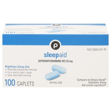 Publix Sleep Aid, Caplets