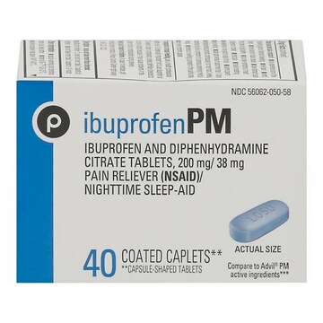 Publix Ibuprofen, 200 mg, Coated Caplets