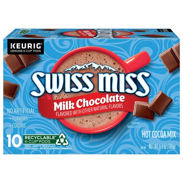 Swiss Miss K-Cup Pods Milk Chocolate Hot Cocoa Mix | Publix Super