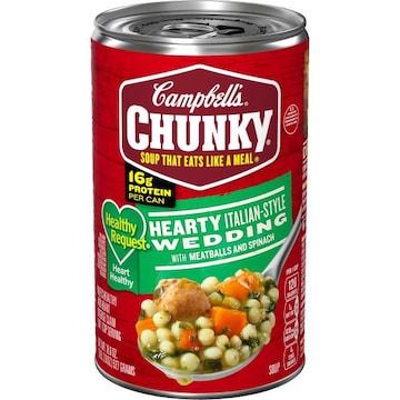 Campbell's® Chunky® Healthy Request® Hearty Italian Wedding Soup with Meatballs and Spinach