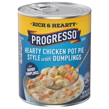 Progresso Rich & Hearty Hearty Chicken Pot Pie Style with Dumplings Soup