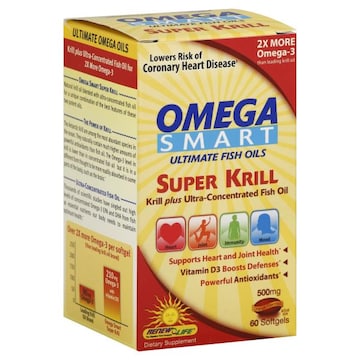 Renew Life Omegasmart, High Potency Fish Oils/Super Krill