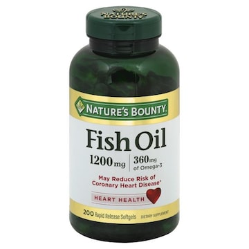 Nature's Bounty Fish Oil, 1200 mg, Rapid Release Softgels
