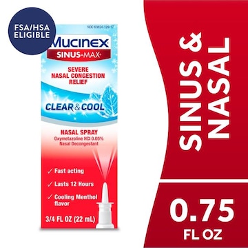 MUCINEX® Mucinex Sinus Max Relieves Sinus Pressure Congestion  Nasal Spray - .75 oz