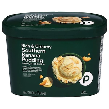 Publix Rich & Creamy Premium Southern Banana Pudding Ice Cream