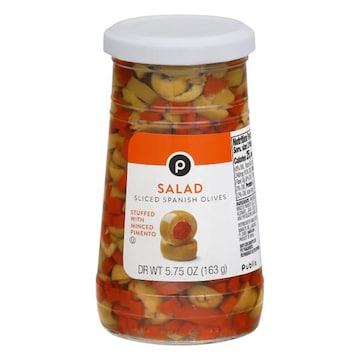 Publix Spanish Olives, Salad, Sliced