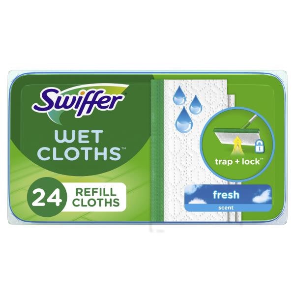 Swiffer Mopping Cloths, Wet, Fresh Scent | Publix Super Markets