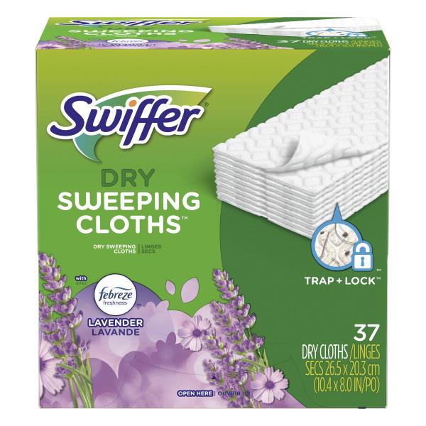Swiffer Dry Sweeping Cloths, Lavender, With Febreze Freshness Publix