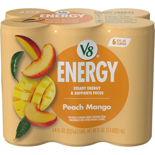 V8® Energy® Peach Mango Energy Drink | Publix Super Markets