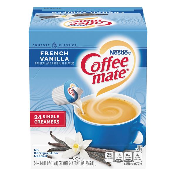 Coffee-Mate Coffee Creamer, French Vanilla, Single Creamers | Publix ...