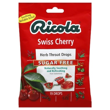 Ricola Throat Drops, Herb, Sugar Free, Swiss Cherry