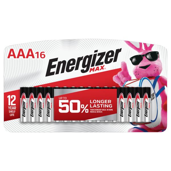 Energizer Max Batteries, Alkaline, AAA Publix Super Markets