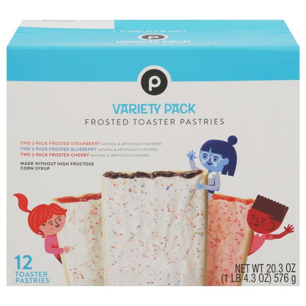 Publix Toaster Pastries, Frosted, Variety Pack Publix Super Markets