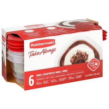 Rubbermaid Take Alongs Containers & Lids, Minis