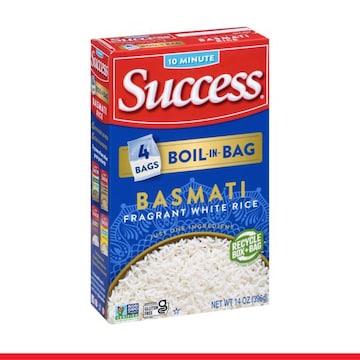 Success White Rice, Fragrant, Basmati, Boil-in-Bag