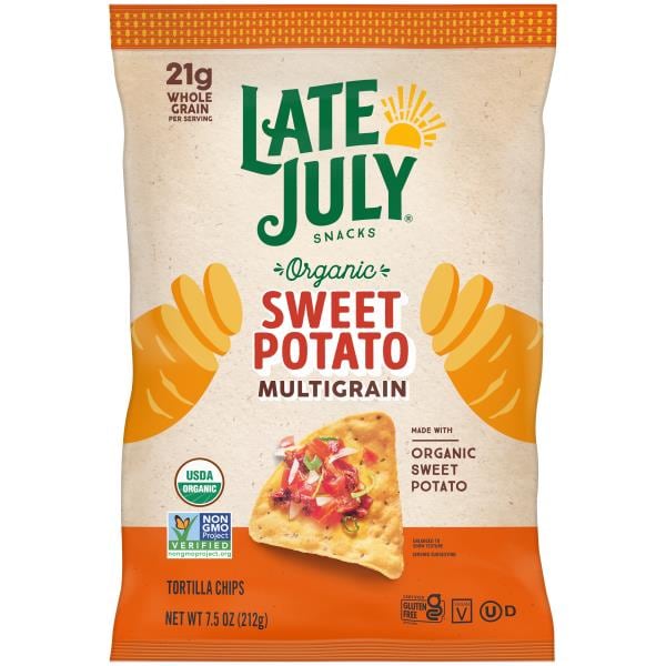LATE JULY® Snacks Multigrain Sweet Potato Tortilla Chips Publix Super Markets