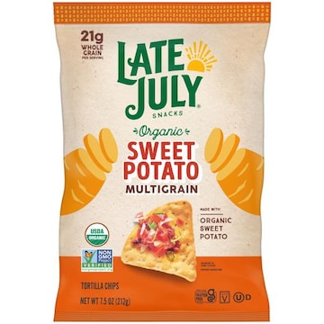 LATE JULY® Snacks Sweet Potato Tortilla Chips