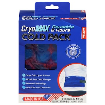 CryoMax Cold Pack, Medium, Reusable, 8 Hours