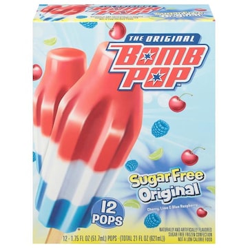 Bomb Pop Pops, Original, Sugar Free