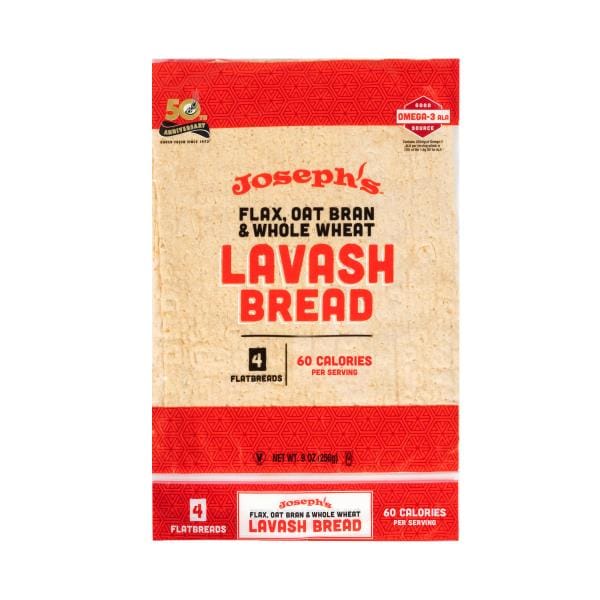 Joseph's Lavash Bread, Flax, Oat Bran & Whole Wheat Publix Super Markets