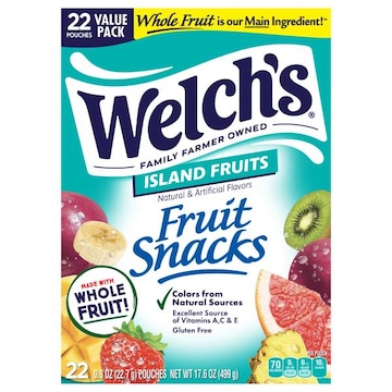 Welch's Island Fruits Fruit Snacks Value Pack