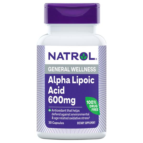 Natrol Alpha Lipoic Acid, 600 mg, Capsules Publix Super Markets
