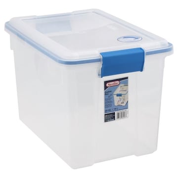 Sterilite Gasket Box, Blue Aquarium, 20 Qt/19 L