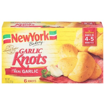 New York Bakery Garlic Knots, Hand-Tied