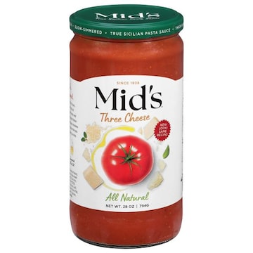 Mid's Pasta Sauce, Three Cheese