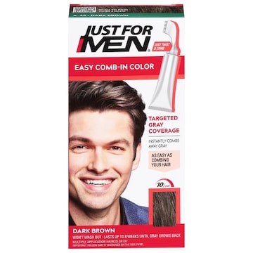 Just For Men Dark Brown A-45 Easy Comb-in Color