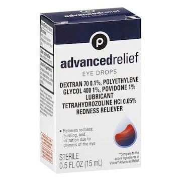 Publix Eye Drops, Advanced Relief, Sterile