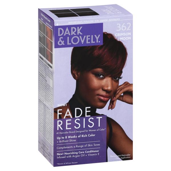 Dark & Lovely Fade Resist Permanent Haircolor, Crimson Moon