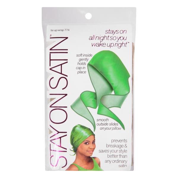 stay on satin tie up wrap