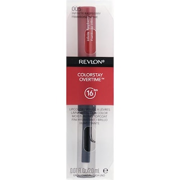 Revlon ColorStay Overtime Lipcolor/Moisturizing Topcoat, Infinite Raspberry 005