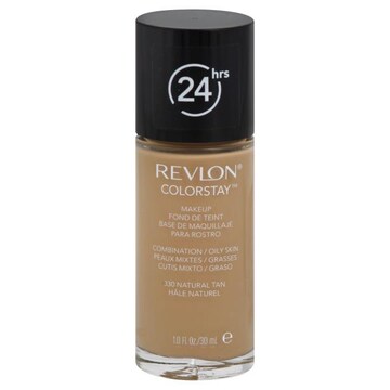 Revlon ColorStay Makeup, Combination/Oily, Natural Tan 330, Broad Spectrum SPF 15