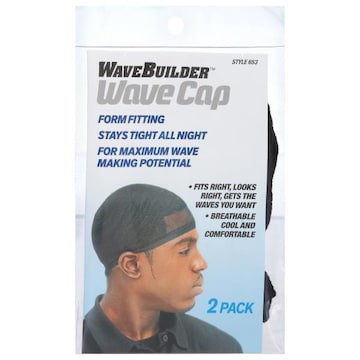 Wave Builder Wave Cap, Style 653, 2 Pack