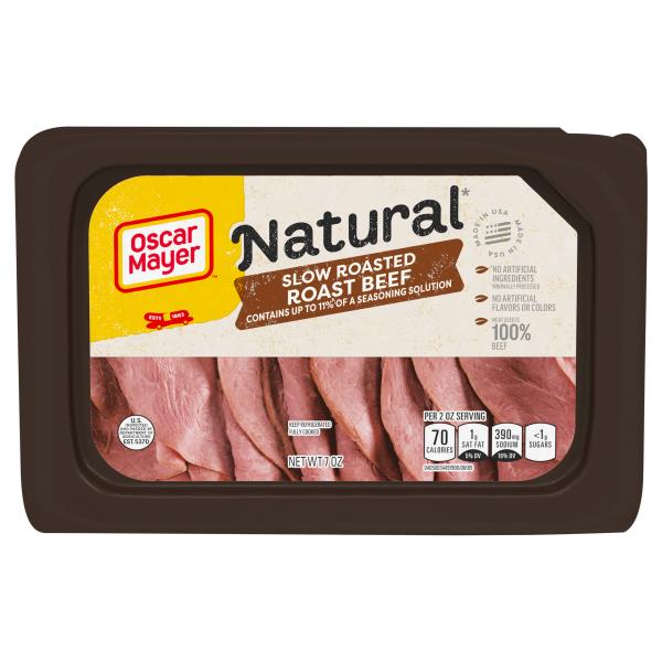 Oscar Mayer Natural Roast Beef, Slow Roasted Publix Super Markets
