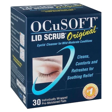 OcuSoft Lid Scrub Eyelid Cleanser, Original, Pre-Moistened Pads