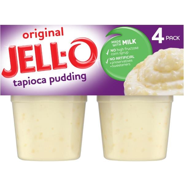 Jell-O Original Tapioca Ready-to-Eat Pudding Cups Snack | Publix Super ...