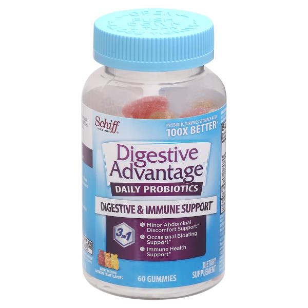 Digestive Advantage Digestive &amp; Immune Support, Gummies | Publix Super ...
